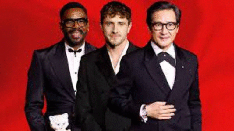 celebrity wearing stained glass tie